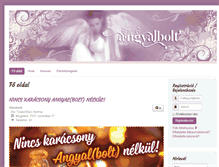 Tablet Screenshot of angyalbolt.hu